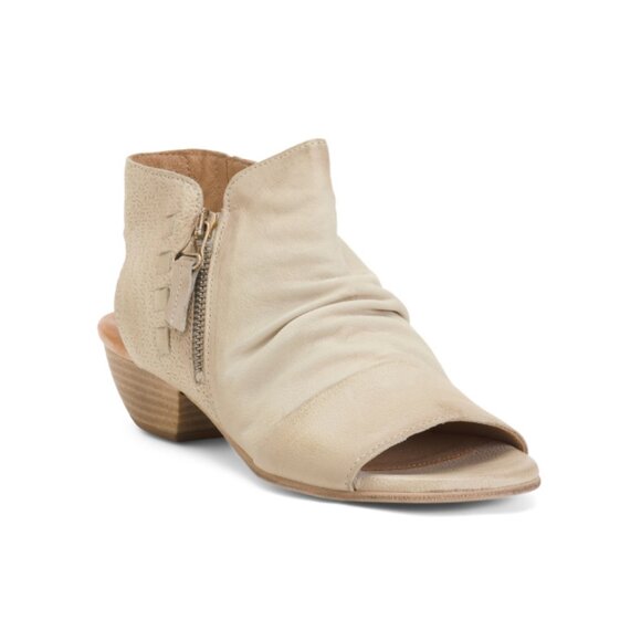 MIZ MOOZ Linen Leather Carla Low Heels - Picture 1 of 2